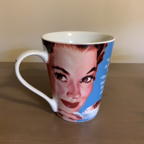 Ephemera “Latte” Cheeky Retro Inspired Vintage Style Ceramic Mug - Picture 5 of 8